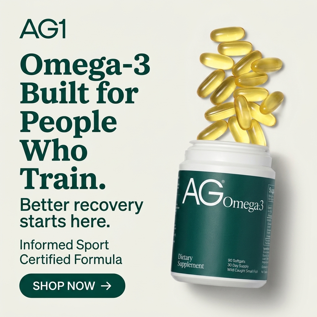 AG1 Omega-3 ad creative